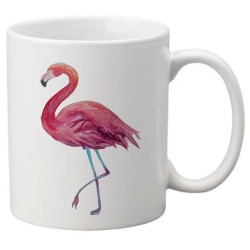 Mug tasse céramique imprimé illustration citation illustration Flamant rose