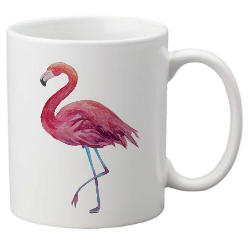 Mug tasse céramique imprimé illustration citation illustration Flamant rose