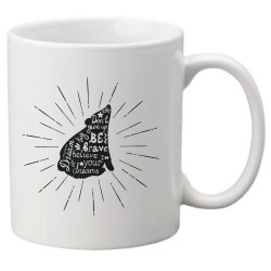 Mug tasse céramique imprimé illustration citation illustration Ours