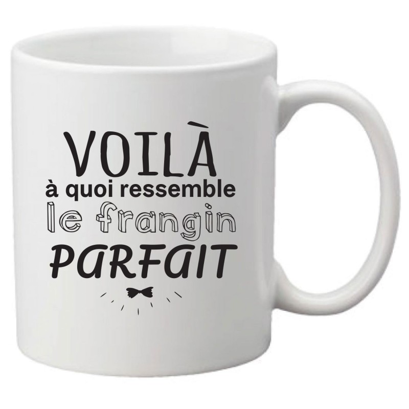 Mug tasse céramique imprimé illustration citation illustration Voila a quoi ressemble le frangin parfait