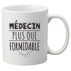 Mug tasse céramique imprimé illustration citation illustration Médecin plus que formidable