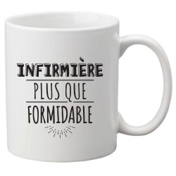 Mug tasse céramique imprimé illustration citation illustration Infirmière plus que formidable