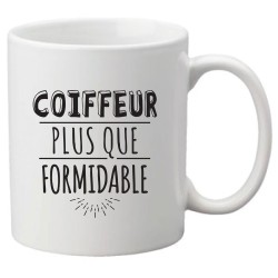 Mug tasse céramique imprimé illustration citation illustration Coiffeur plus que formidable