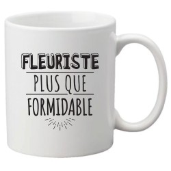 Mug tasse céramique imprimé illustration citation illustration Fleuriste er plus que formidable