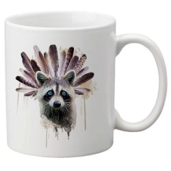 Mug tasse céramique imprimé illustration citation illustration laveur indien