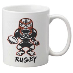 Mug tasse céramique imprimé illustration citation illustration rugby