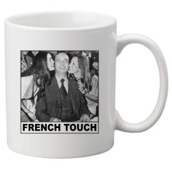 Mug tasse céramique imprimé illustration citation illustration Jacques chirac