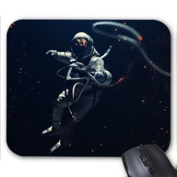 Tapis de souris imprimé astronaute espace