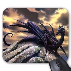 Tapis de souris imprimé Geek Anime fantaisie dragon