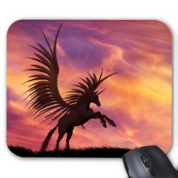 Tapis de souris imprimé Geek Anime fantaisie Licorne