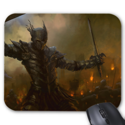 Tapis de souris imprimé Geek Anime Fantaisie guerrier