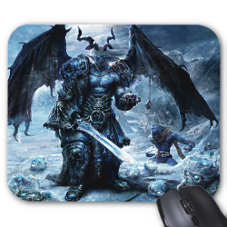 Tapis de souris imprimé Geek Anime Fantaisie ange trôle