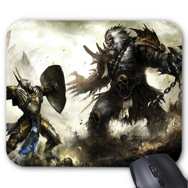 Tapis de souris imprimé Geek Anime Fantaisie guerrier