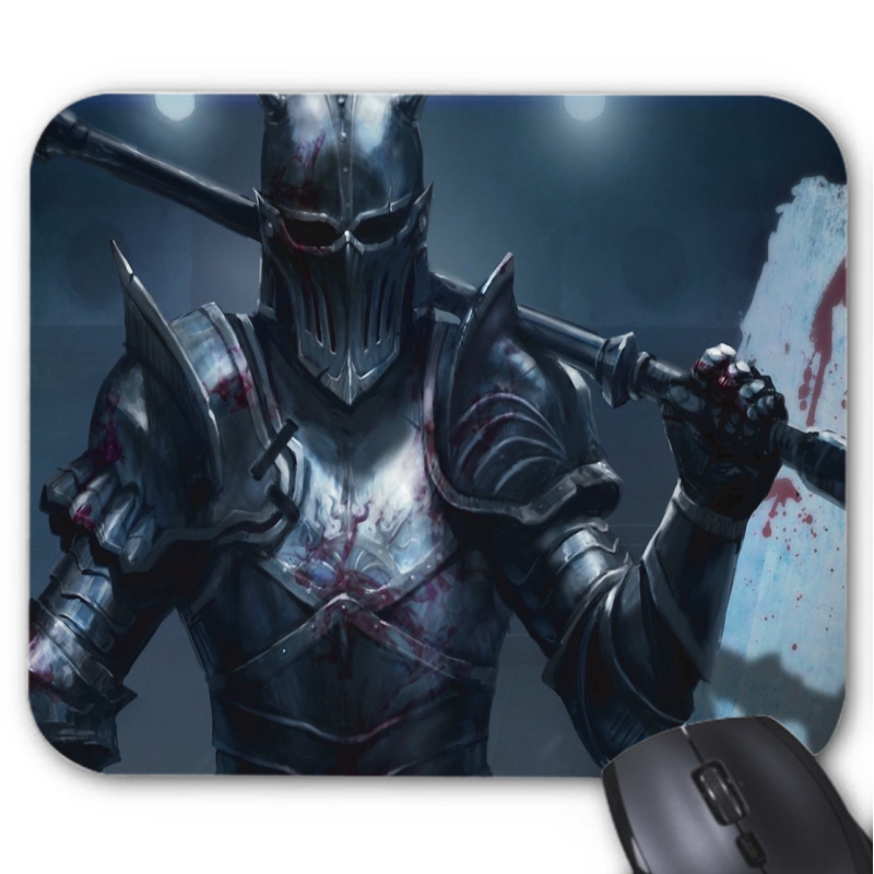 Tapis de souris imprimé Geek Anime Fantaisie guerrier