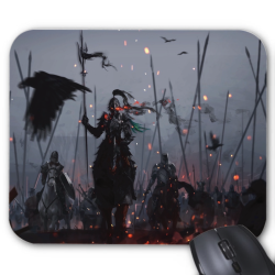 Tapis de souris imprimé Geek Anime Fantaisie guerrier