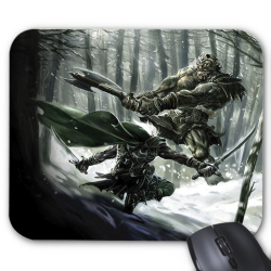 Tapis de souris imprimé Geek Anime Fantaisie guerrier