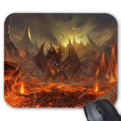 Tapis de souris imprimé Geek Anime Fantaisie dragon