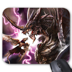 Tapis de souris imprimé Geek Anime Fantaisie dragon