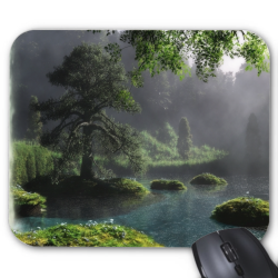 Tapis de souris imprimé Geek Anime Fantaisie Paysage