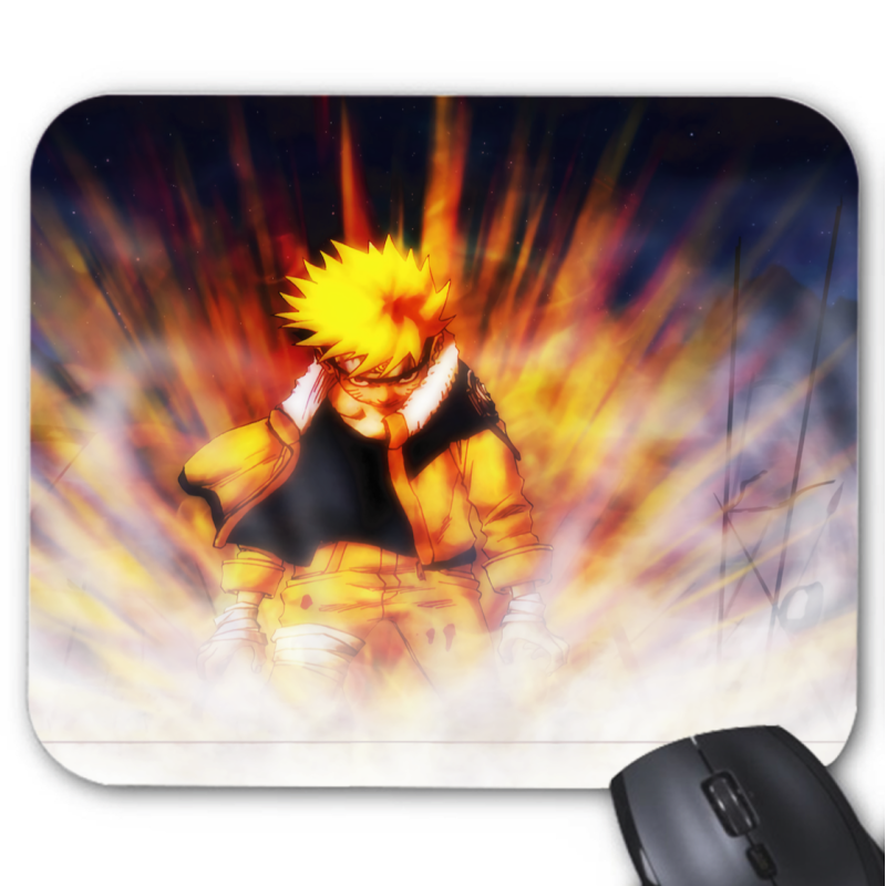 Tapis de souris imprimé Geek Anime Manga naru