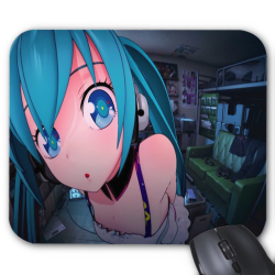 Tapis de souris imprimé Geek Anime Manga fille