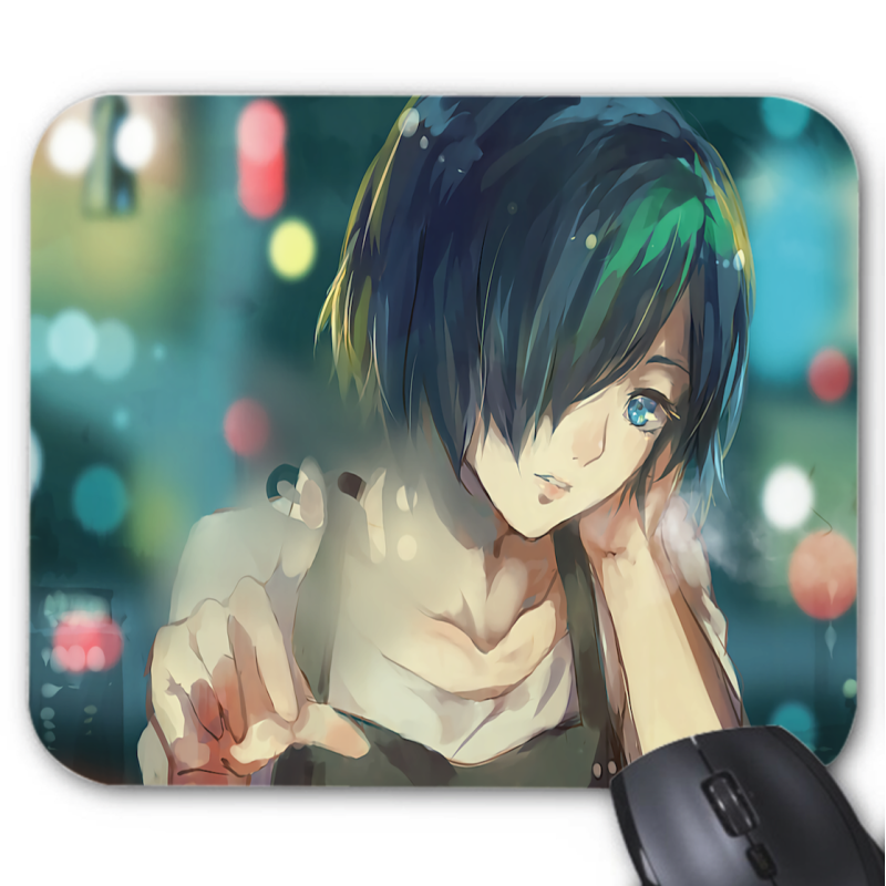 Tapis de souris imprimé Geek Anime Manga fille