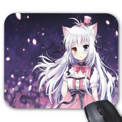 Tapis de souris imprimé Geek Anime Manga chat