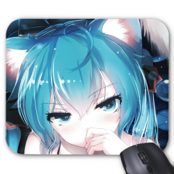 Tapis de souris imprimé Geek Anime Manga chat