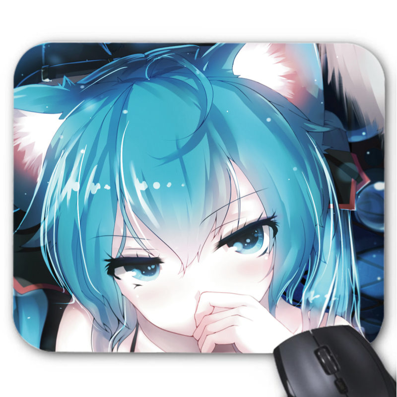 Tapis de souris imprimé Geek Anime Manga chat