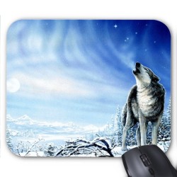 Tapis de souris imprimé Animaux loup
