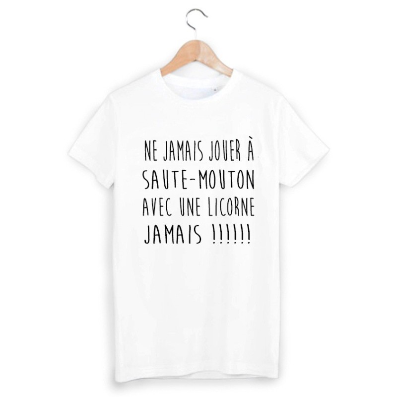 T-Shirt imprimé saute mouton et licorne