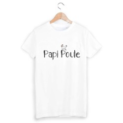 T-Shirt imprimé papi poule