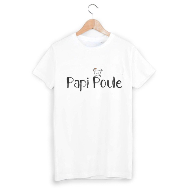 T-Shirt imprimé papi poule