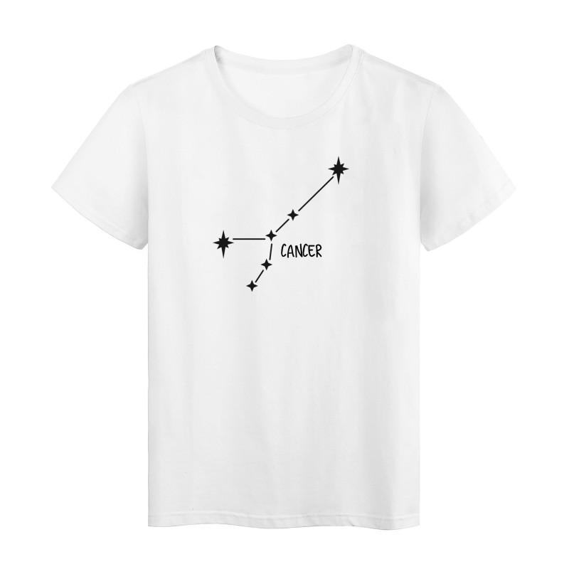 T-Shirt imprimé citation Astro Cancer Fabriqué en France