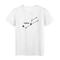 T-Shirt imprimé signe Astrologique Taureau Fabriqué en France