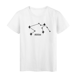 T-Shirt imprimé signe Astrologique Verseau Fabriqué en France