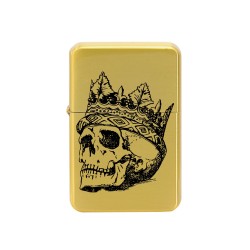 Briquet à essence tempête - imprimé collection Tête de mort skull