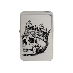 Briquet à essence tempête - imprimé collection Tête de mort skull
