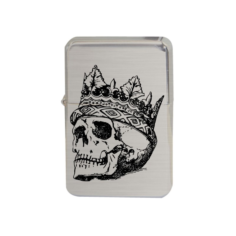 Briquet à essence tempête - imprimé collection Tête de mort skull