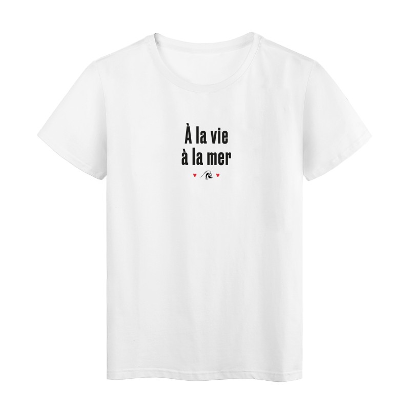 T-Shirt imprimé humour citation Sans valentine