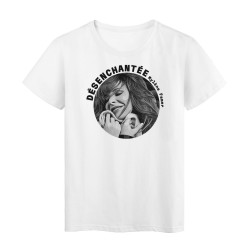 T-Shirt imprimé - Cadeau - Célébrité Mylène farmer - Citation Désenchantée