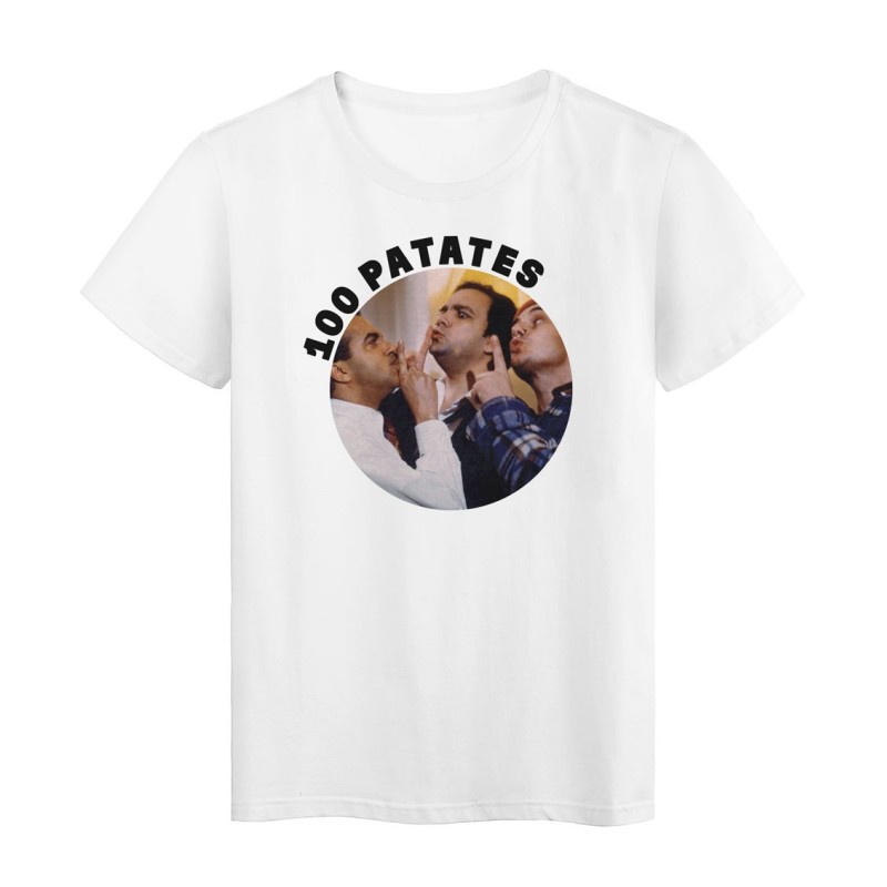T-Shirt imprimé - Cadeau - Citation Cinéma réplique 100 patates