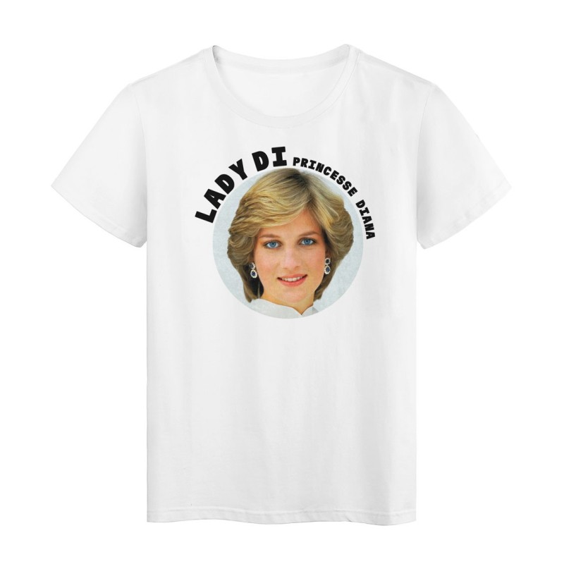 T-Shirt imprimé - Cadeau - Célébrité Lady di - Citation princesse diana