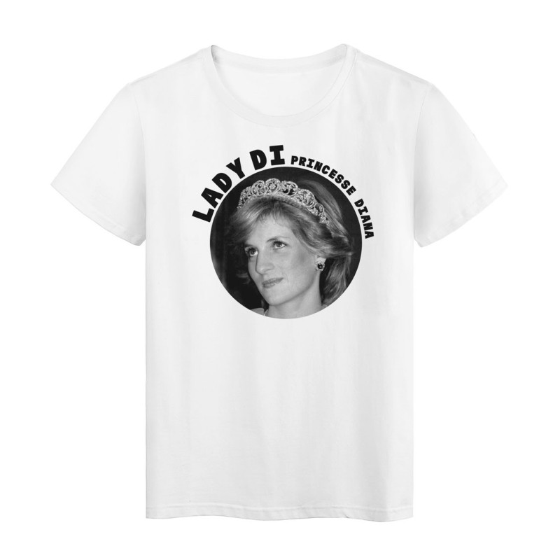 T-Shirt imprimé - Cadeau - Célébrité lady di - citation princesse diana