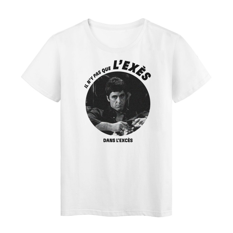 T-Shirt imprimé - Cadeau - Cinéma - Réplique Il n'y a pas que l'excès dans l'excès