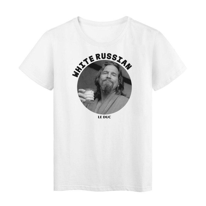 T-Shirt imprimé - Cadeau - Cinéma le duc - Réplique white russian