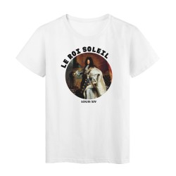 T-Shirt imprimé - Cadeau - Histoire Louis XIV  - Citation Le roi soleil