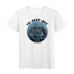 T-Shirt imprimé - Cadeau - Cinéma sorcier - Réplique tu sais qui