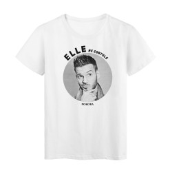 T-Shirt imprimé - Cadeau - Célébrité fan m pokora - Citation elle me contrôle