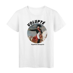 T-Shirt imprimé - Cadeau - Histoire Napoléon Bonaparte - Citation Volupté